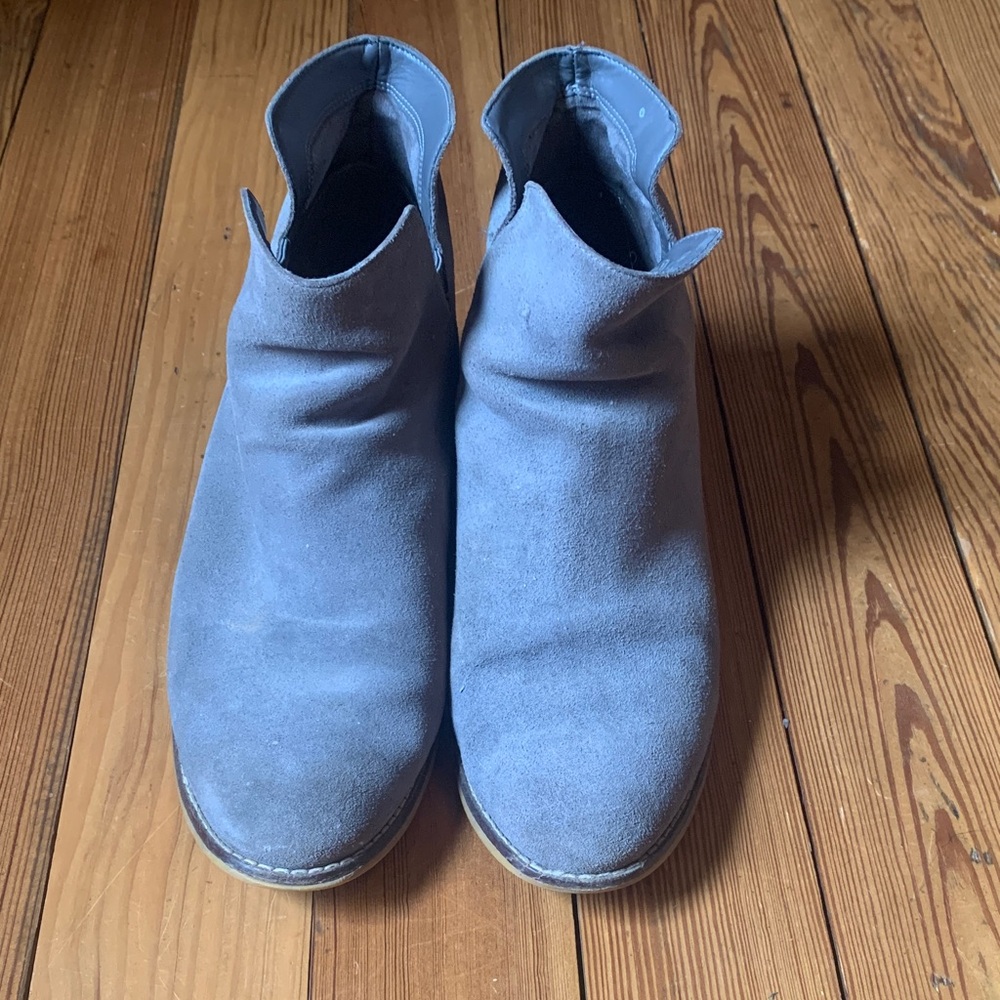 Cole Haan Women's Grey Suede Ankle Boots